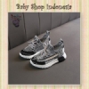 S902 Sepatu Yeezy Anak Black Grey  medium