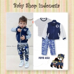 3 in 1 jaket biru baruu  large