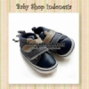 Boots Bayi Denim Abu Coklat  medium