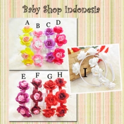 H077 Bando Pesta Three Flowers 30  large