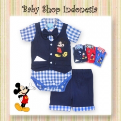 Jumpsuit Baju Bayi Mickey birdonng  large