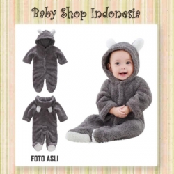 Jumpsuit Bayi Grey Bear  large