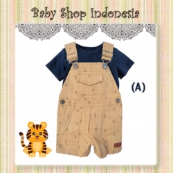 LU497 set overall Khaki Cactus  large