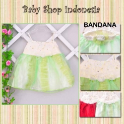 PD350 Dress Pesta Tanktop Elegant Color 80 Hujau  large