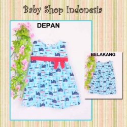 PD412 Dress Katun Blue Whale 65 copy  large