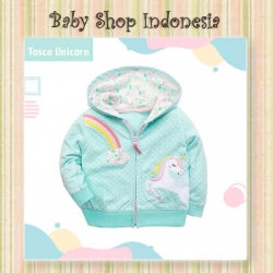 PK188 Jaket Bayi Import Jaket Anak Import Murah Jaket Hoodie Anak Tosca Unicorn  large