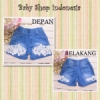 PS035 Celana Pendek Denim White Brocade 65  medium