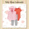 PU533 Setelan Baju Bayi 3in1 Pink Peach  medium