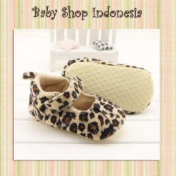 S637 Sepatu Prewalker Leopard Mary Jane 68  large