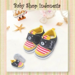S938 Sepatu Anak Cowok Sepatu Balita Sepatu Bayi Bunyi Citcit Bear Salur  large