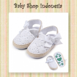 Sepatu Bayi Perempuan Knit White  large