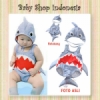 W099 Baju Renang Baby Shark Baju Renang Anak Import Grey Shark  medium