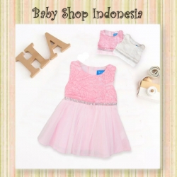 dress bayi diamond belt pink  large