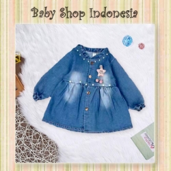 dress denim star  large