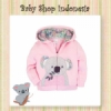 jaket perempuan Pink Koala  medium