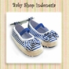 sepatu blue bow  medium