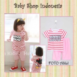 setelan baju anak minnie hara pu393 65  large