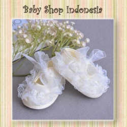 softshoes putih baru  large